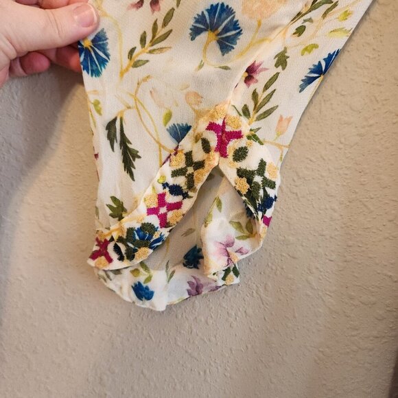 Soft Surroundings Floral Embroidered Kimono Size XS - Picture 4 of 11